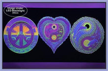 Load image into Gallery viewer, Posters Peace, Love and Happiness - Black Light Poster 010951
