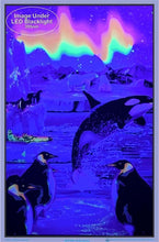 Load image into Gallery viewer, Posters Penguin Arctic Aurora - Black Light Poster 100147
