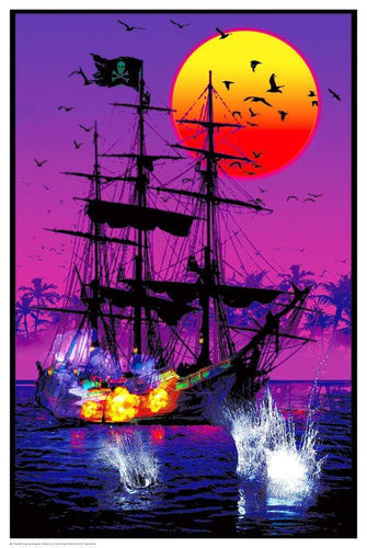Posters Pirate Battle - Black Light Poster 102226