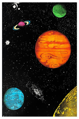 Posters Planets - Black Light Poster 102547