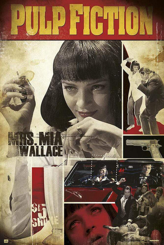 Posters Pulp Fiction - Mia - Uma Thurman - Poster 102038