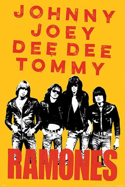 Posters Ramones - Johnny, Joey, Dee Dee - Poster 101115