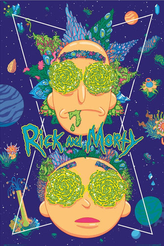 Posters Rick and Morty - High in the Sky - Poster 102873