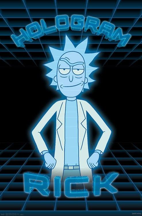 Posters Rick and Morty - Hologram Rick - Poster 100973