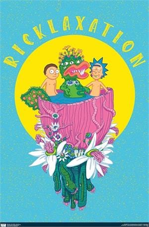 Posters Rick and Morty - Ricklaxation - Neon Poster 1030008