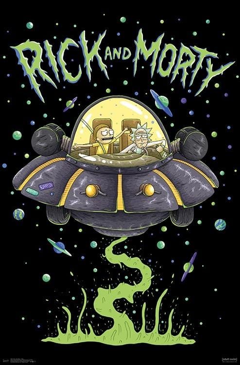 Posters Rick and Morty - Slime Ship - Poster 100384