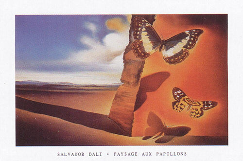 Posters Salvador Dali - Paysage Aux Papillons - Poster 101210
