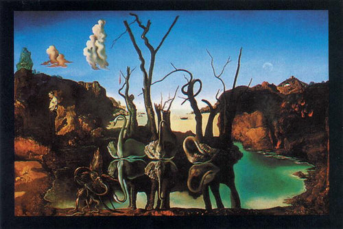 Posters Salvador Dali - Swans Reflecting Elephants - Poster po-2