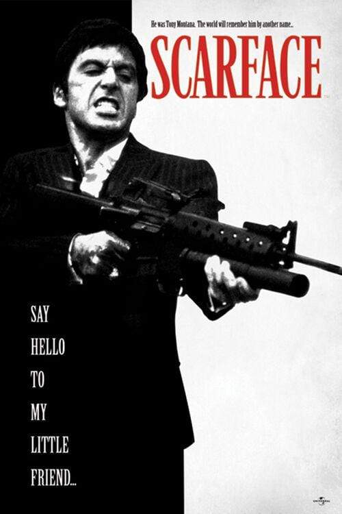 Posters Scarface - Machine Gun - Poster 102039