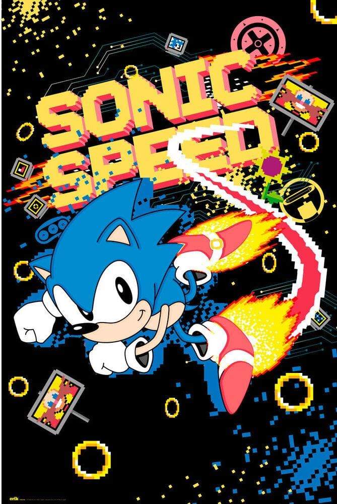 Posters Sonic the Hedgehog - Speed - Poster 101992