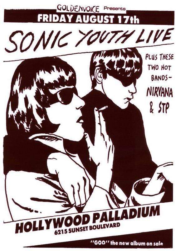 Posters Sonic Youth - Hollywood Palladium - Poster 101481