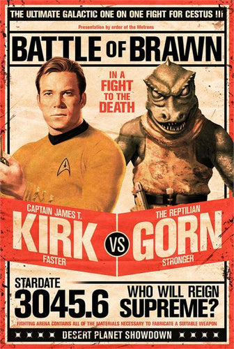 Posters Star Trek - Kirk vs Gorn - Poster 101016