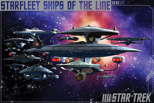 Posters Star Trek - Starfleet Ships of the Line - Poster 102504