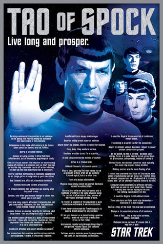 Posters Star Trek - Tao of Spock - Poster 102511