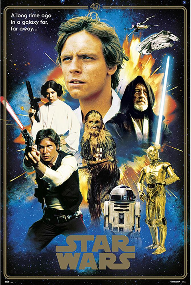 Star Wars - 40th Anniversary Heroes - Poster – TrippyStore