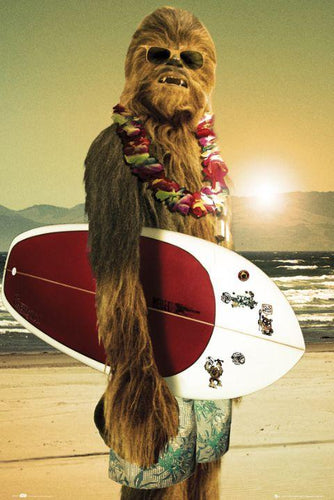 Posters Star Wars - Chewbacca Surf - Poster 101954