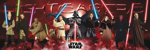 Posters Star Wars - Lightsabers - Wide Poster 102509