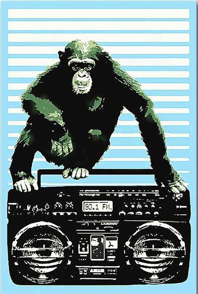 Posters Steez - Monkey Boombox - Poster 101241