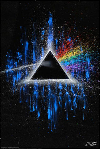 Posters Stephen Fishwick - Pink Floyd - Dark Side of the Moon Splatter - Poster 100989
