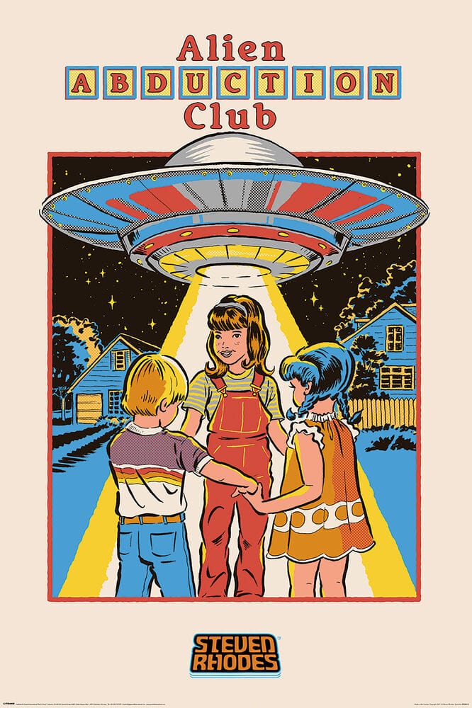 Posters Steven Rhodes - Alien Abduction Club - Poster 102329