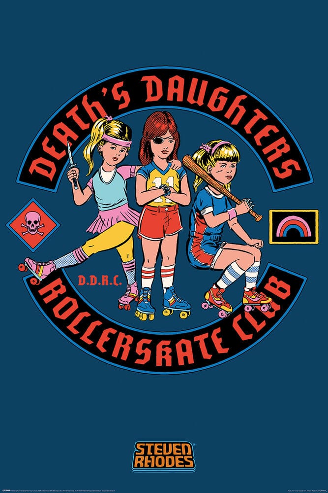 Posters Steven Rhodes - Death’s Daughters Roller Skate Club - Poster 102330
