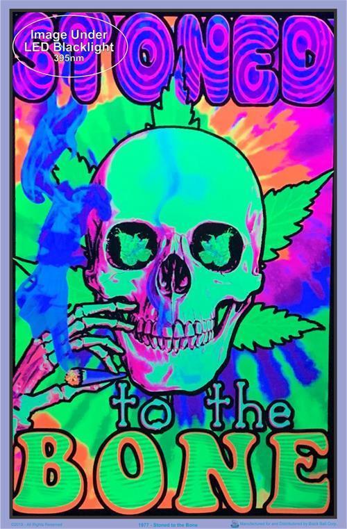 Posters Stoned to the Bone - Black Light Poster 007719