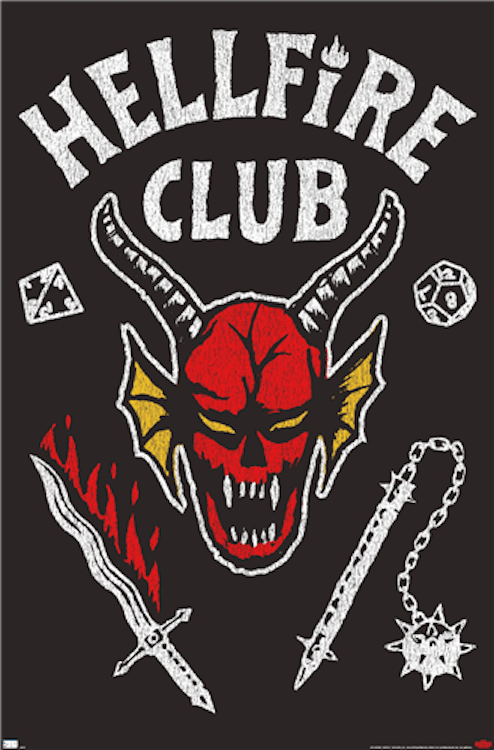 Posters Stranger Things - Hellfire Club - Poster 103299