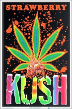 Load image into Gallery viewer, Posters Strawberry Kush - Black Light Poster 100171
