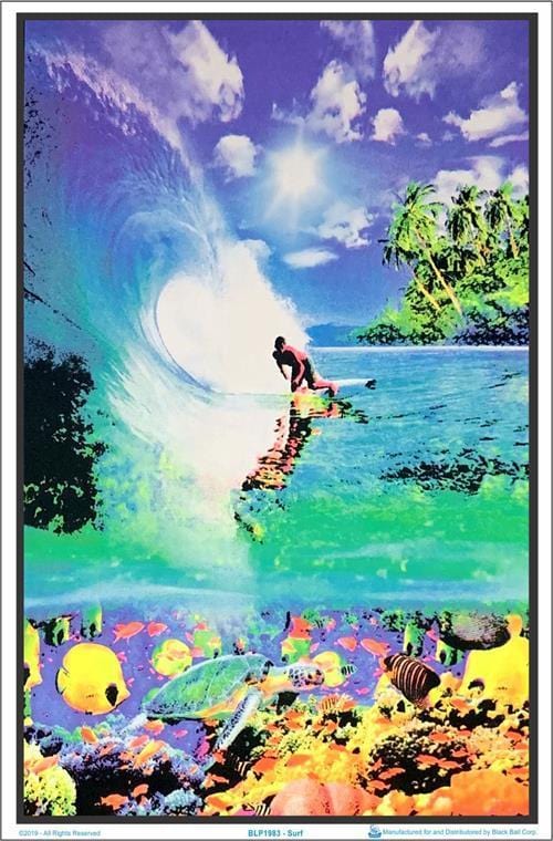 Posters Surf - Black Light Poster 100152