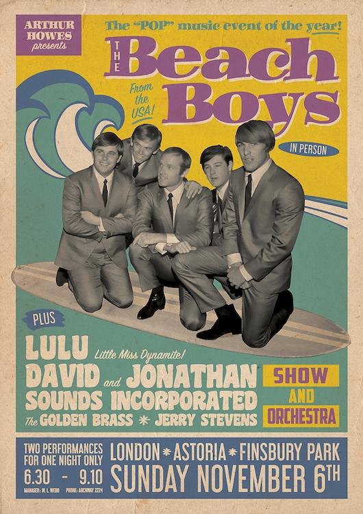 Posters The Beach Boys - Finsbury Park London - Poster 101492