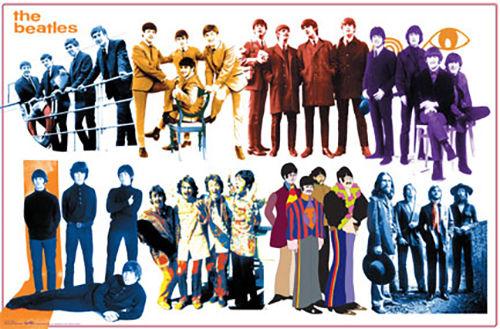 Posters The Beatles - Group Evolution - Poster 100735
