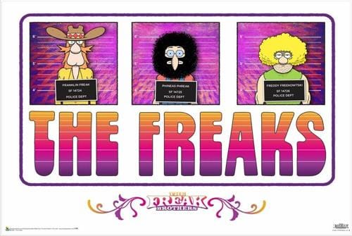 Posters The Freak Brothers - The Freaks - Poster 102268