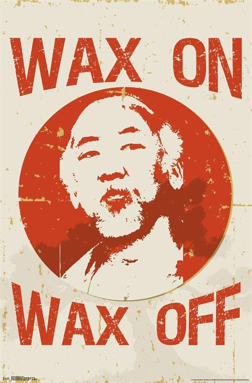 Posters The Karate Kid - Wax On, Wax Off - Poster 101003