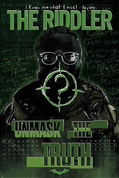True Riddler The Riddler - Unmask the Truth - Poster – TrippyStore