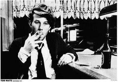 Posters Tom Waits - Smoking in Amsterdam - Poster 101484