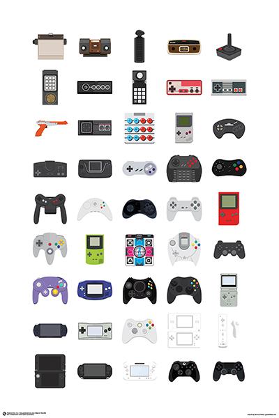 Posters Video Game Controllers - Poster 101043