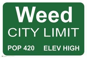 Posters Weed City Limits - Poster 100931