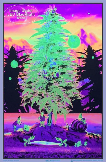 Posters Weed Gnomes - Black Light Poster 012304
