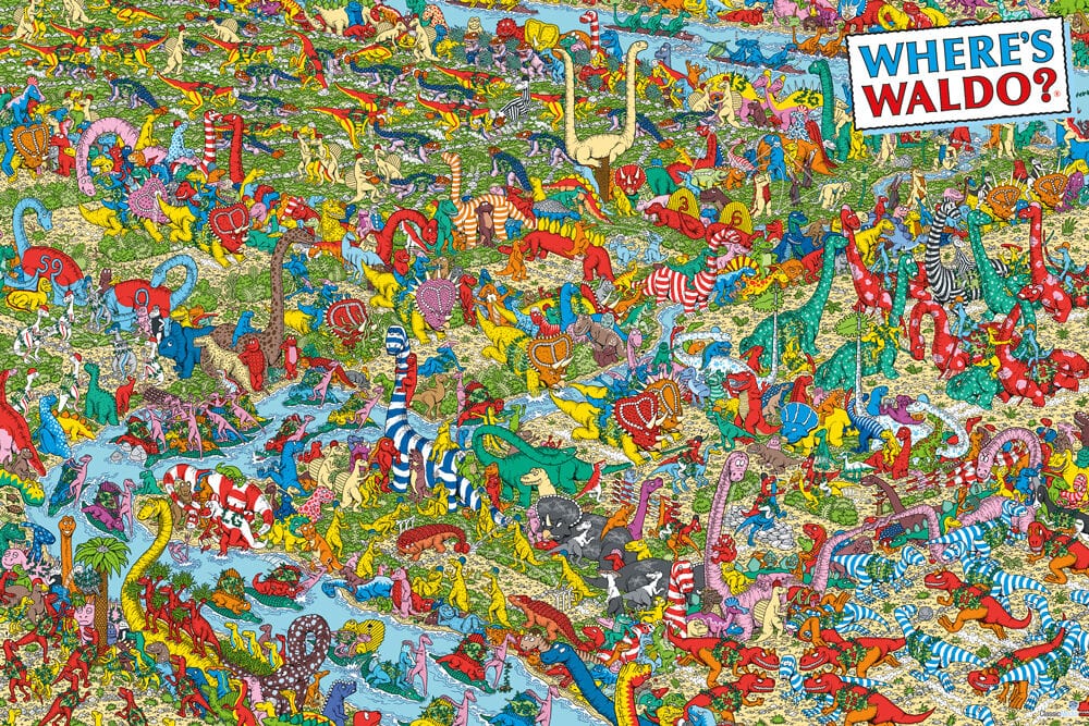 Posters Where's Waldo - Dinos - Poster 102875