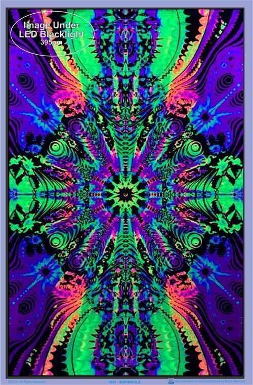 Posters Wormhole - Black Light Poster 005195