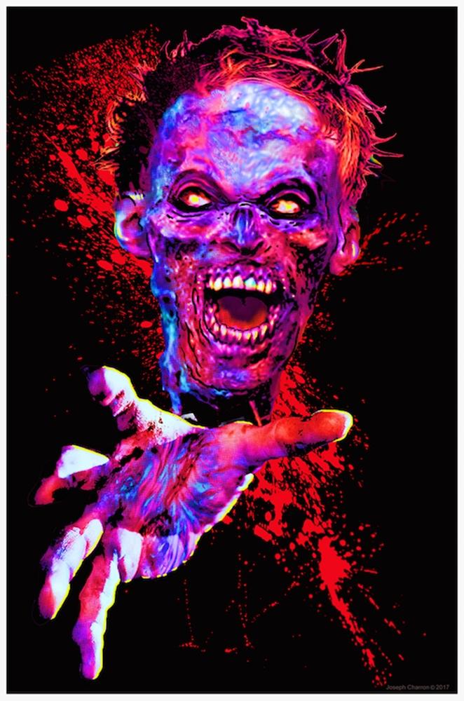 Zombie Touch - Black Light Poster