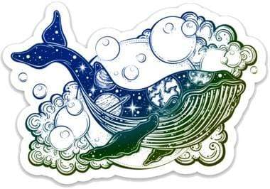 Stickers Celestial Whale - Sticker 101659