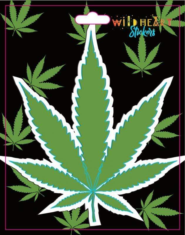 Stickers Classic Cannabis Leaf - Window Sticker 101834