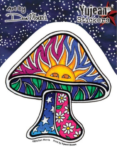 Stickers Dan Morris - Sun Mushroom - Sticker 100559