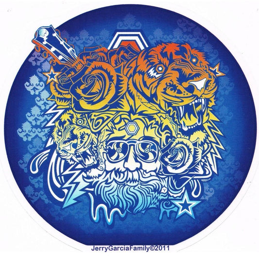 Stickers Dead - Jerry Garcia Tigers - Sticker 100532