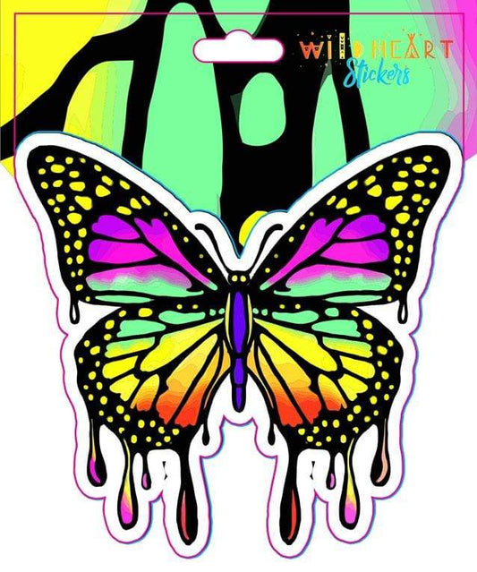 Stickers Drippy Butterfly - WIndow Sticker 101819
