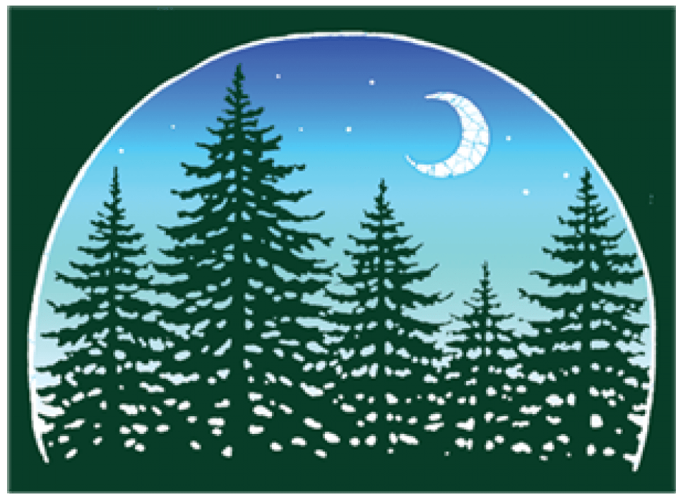 Stickers Forest Moon - Sticker 100540