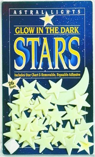 Stickers Glow in the Dark - Stars - 26 Piece Wall Decal Set 101077