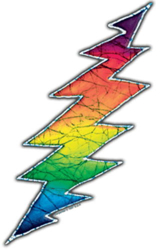 Stickers Grateful Dead - Batik Rainbow Bolt - Sticker 103265