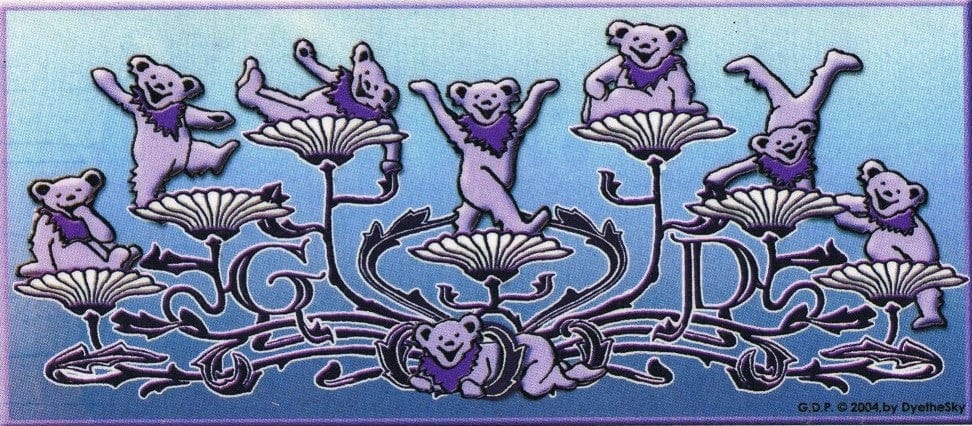 Stickers Grateful Dead - Bear Flower - Sticker 103296